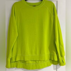 Sweaty Betty Lime Green Sweatshirt